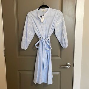 Loft Seersucker Dress